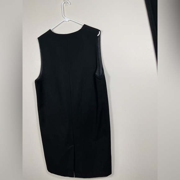 SAG HARBOR Avenue Black Sleeveless Dress Wool Lana Work Career Size 14 - Picture 7 of 8